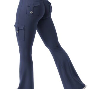Stylish Navy Women's Flare Pants
